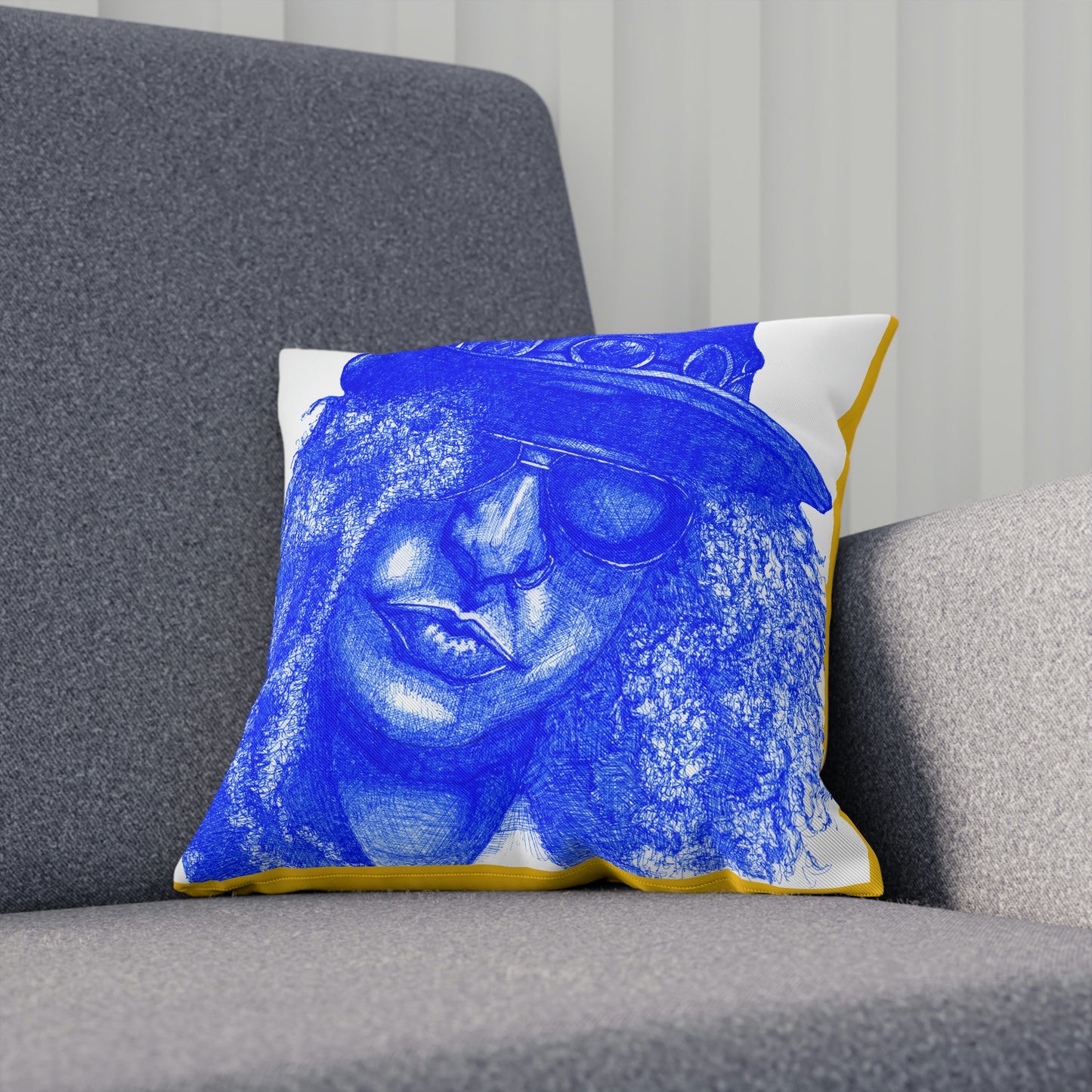 Slash Pen Doodle =Yellow Cushion=
