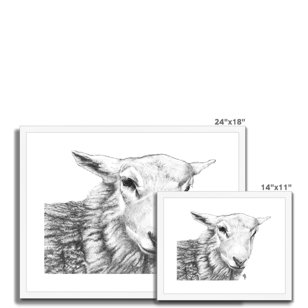 Tyler =Pencil= Framed & Mounted Print