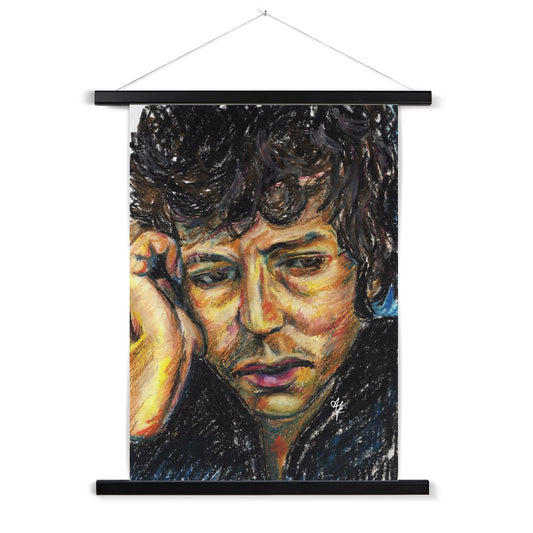 Bob Dylan =Pastel= Fine Art Print with Hanger