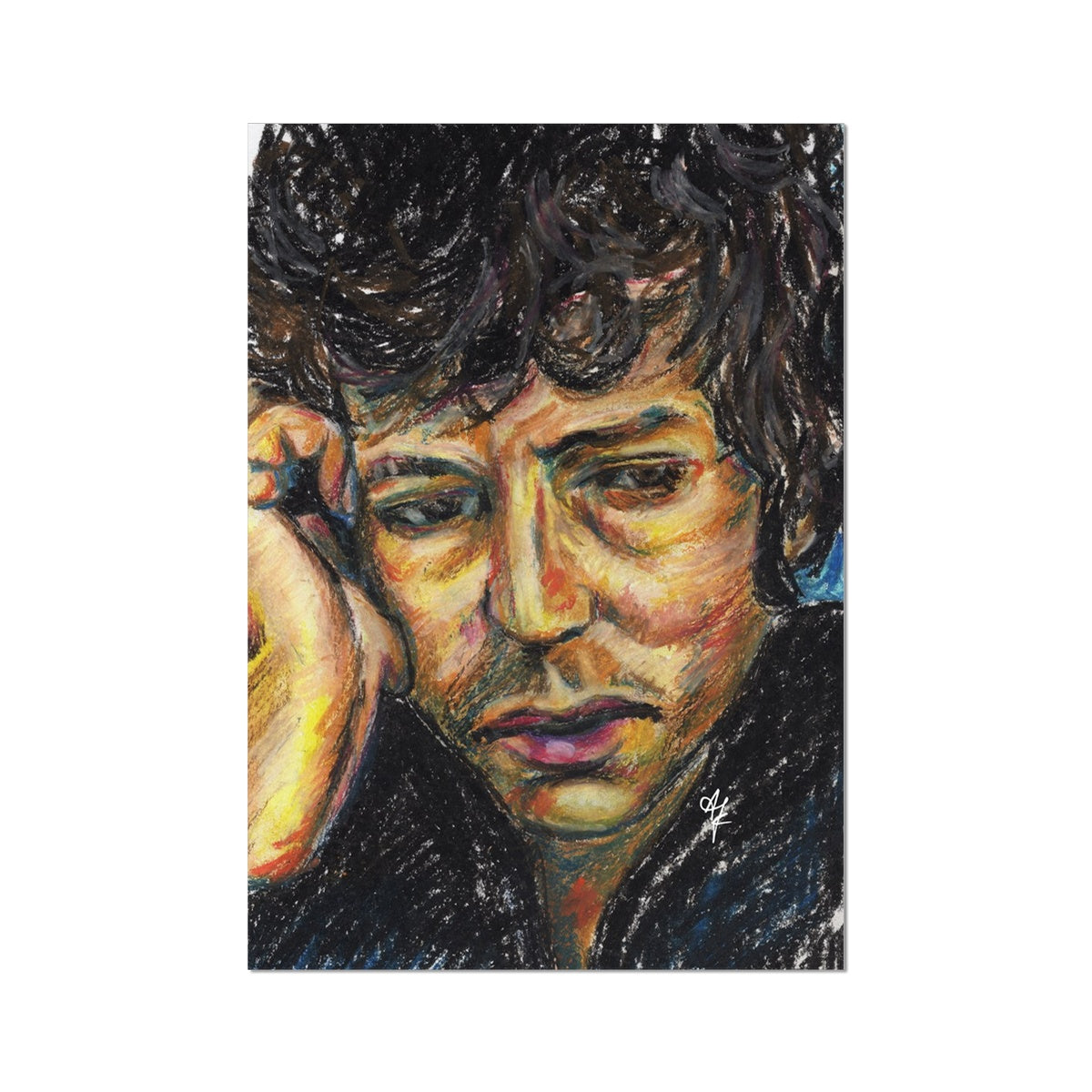 Bob Dylan =Pastel= Fine Art Print
