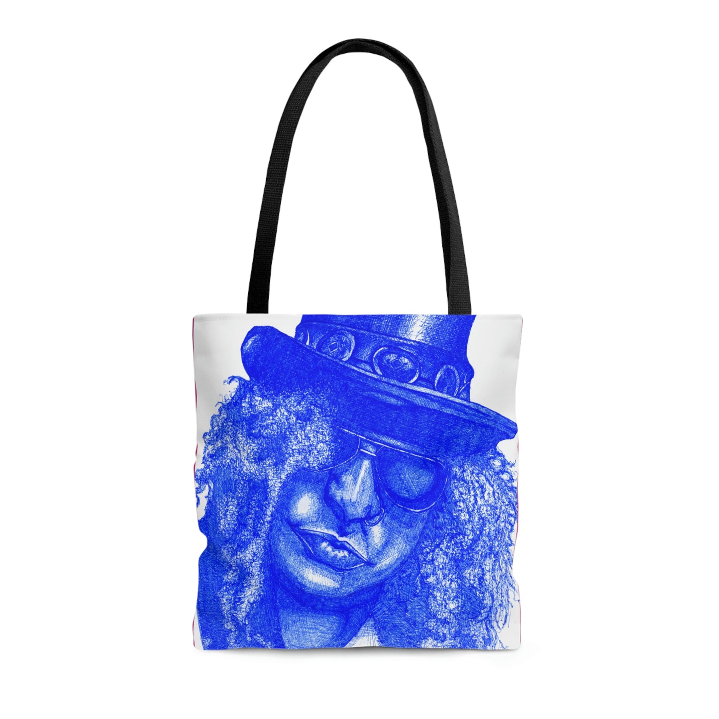 Slash Pen Doodle =Pink Tote Bag=