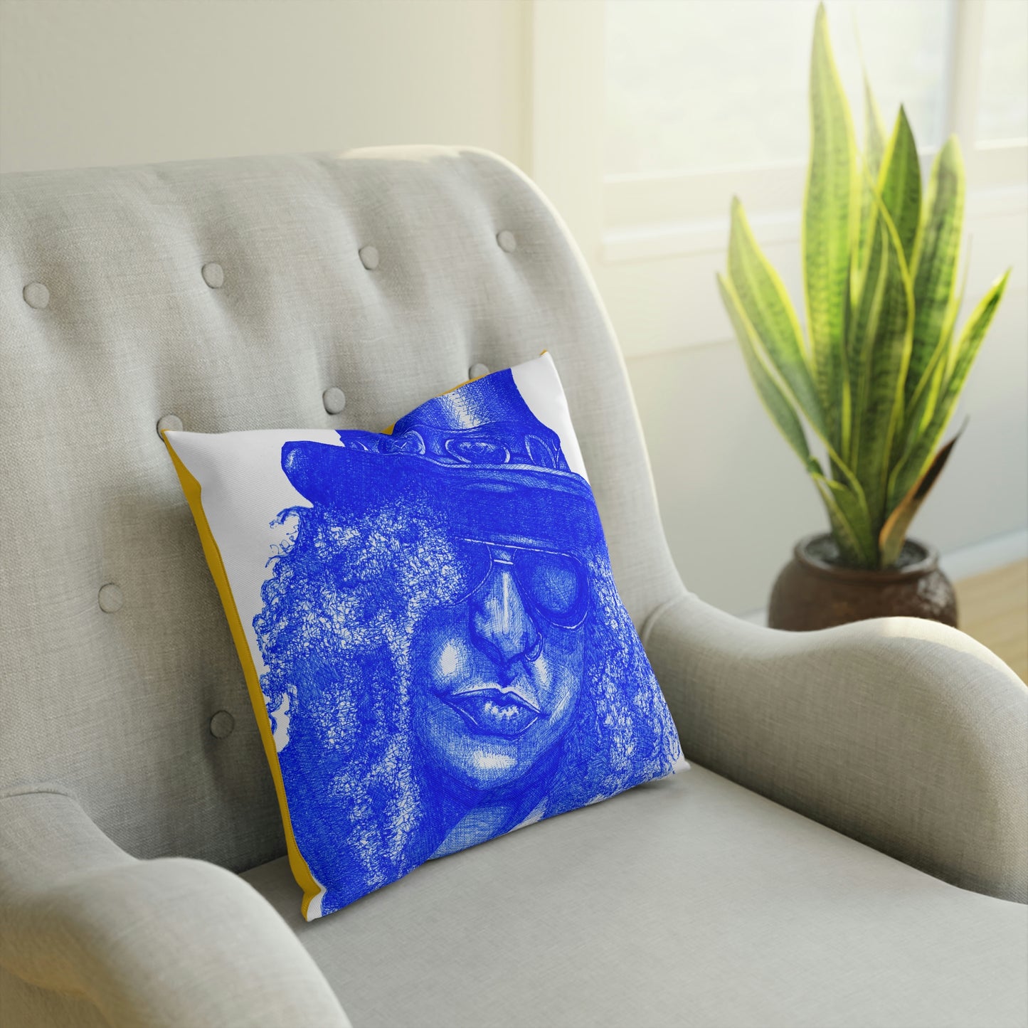 Slash Pen Doodle =Yellow Cushion=