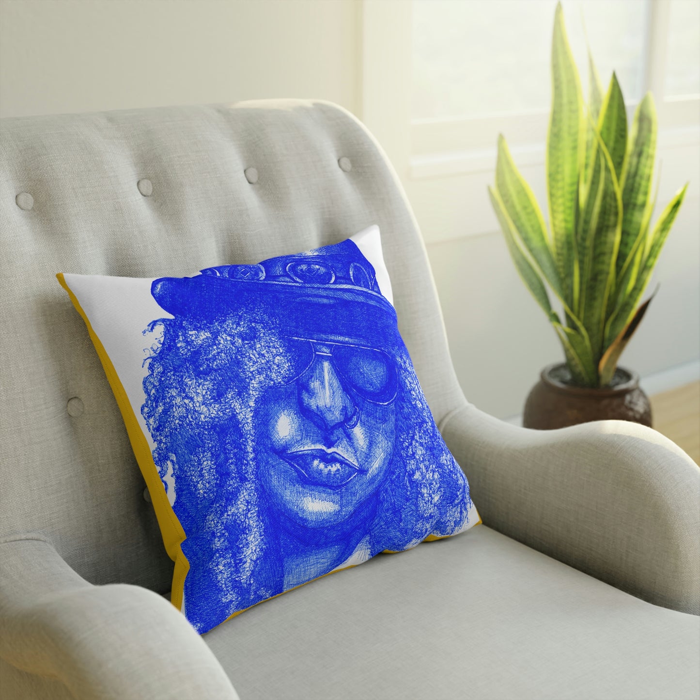 Slash Pen Doodle =Yellow Cushion=