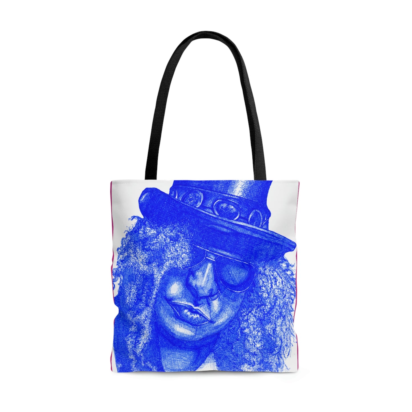 Slash Pen Doodle =Pink Tote Bag=